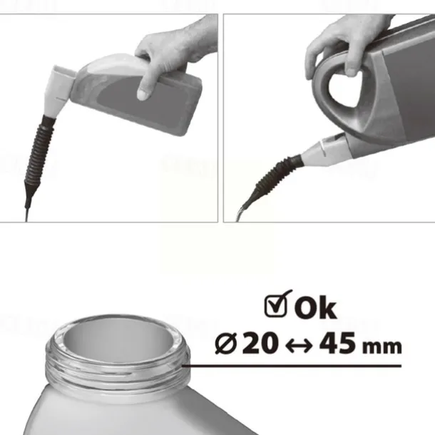 2Pack-Car Refueling Funnel Telescopic Hose Plastic Funnel Filter Transfer Tool Motorcycle Gasoline Engine Oil Filling Catheter Tools