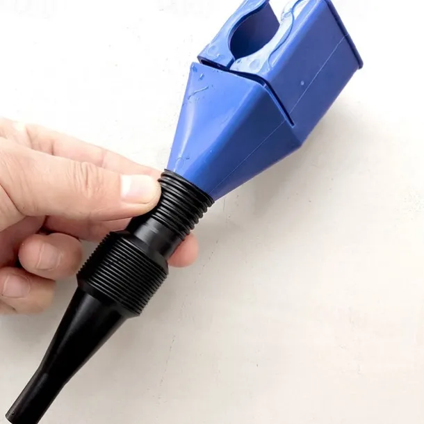 2Pack-Car Refueling Funnel Telescopic Hose Plastic Funnel Filter Transfer Tool Motorcycle Gasoline Engine Oil Filling Catheter Tools