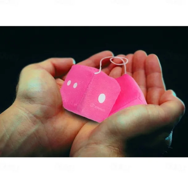 1Pair Car Pendant Interior Hanging Rearview Mirrors Short Plush Fuzzy Dice 2.75inc Plush Car Decorative Hanging Mirror Fuzzy Dice Lucky Hanging Accessories