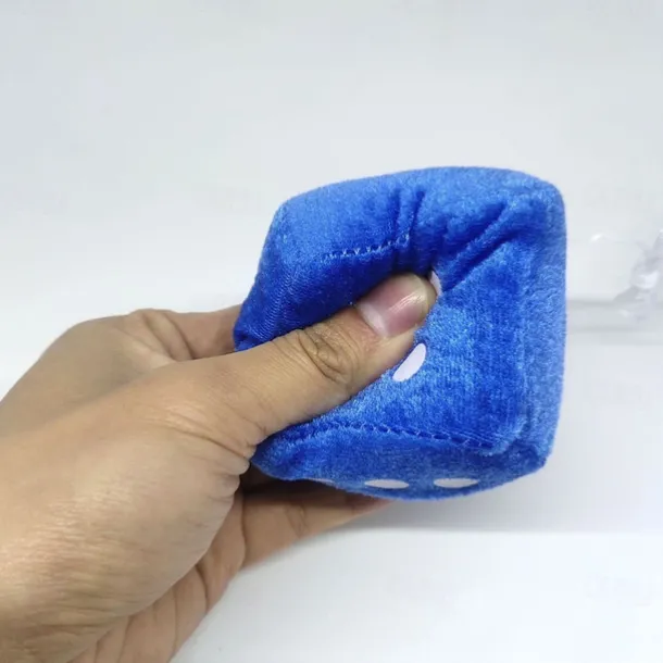 1Pair Car Pendant Interior Hanging Rearview Mirrors Short Plush Fuzzy Dice 2.75inc Plush Car Decorative Hanging Mirror Fuzzy Dice Lucky Hanging Accessories