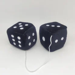 1Pair Car Pendant Interior Hanging Rearview Mirrors Short Plush Fuzzy Dice 2.75inc Plush Car Decorative Hanging Mirror Fuzzy Dice Lucky Hanging Accessories