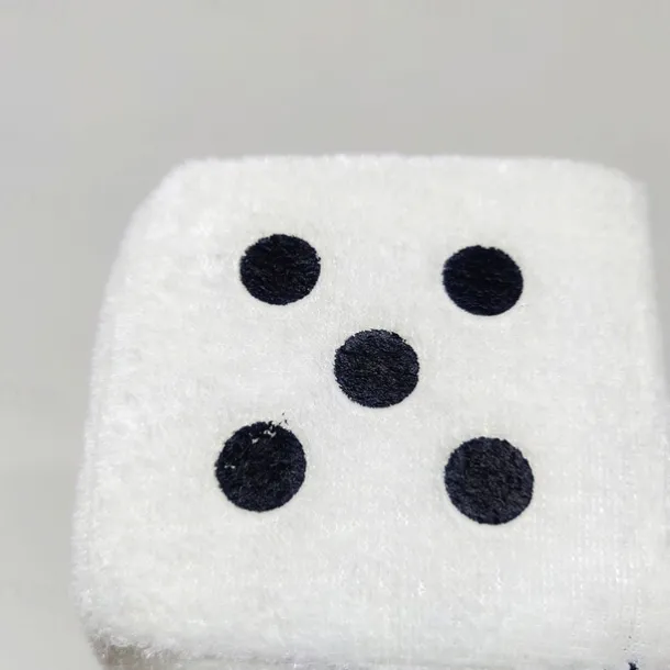 1Pair Car Pendant Interior Hanging Rearview Mirrors Short Plush Fuzzy Dice 2.75inc Plush Car Decorative Hanging Mirror Fuzzy Dice Lucky Hanging Accessories