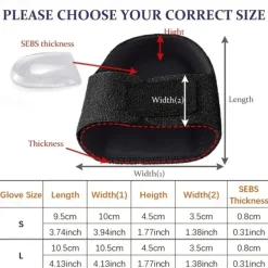 1pair Heel Brace With Hook And Loop Fastener Breathable Heel Cushions Heel Cups With Gel Pads For Women Men