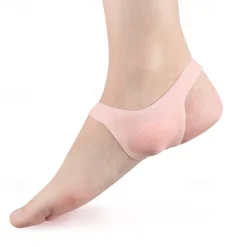 1Pair Orthopedic Silicone Heel Correctors for Flat Feet, Knock Knees, and Arch Support