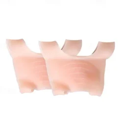 1Pair Orthopedic Silicone Heel Correctors for Flat Feet, Knock Knees, and Arch Support