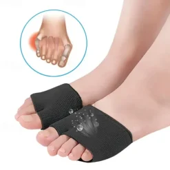 1pair Unisex Metatarsal Pads Thick Breathable Ball Of Foot Cushions