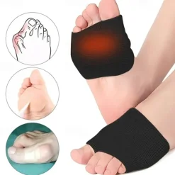 1pair Unisex Metatarsal Pads Thick Breathable Ball Of Foot Cushions