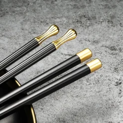 5Pairs Chopsticks Alloy Chopsticks Set Japanese Style Chopsticks