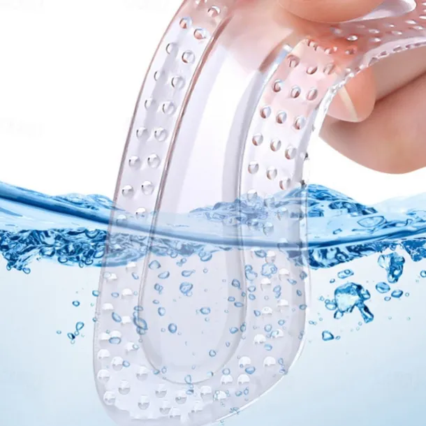 5Pairs Gel Shoe Insoles Feet Care Cushion Anti-Wear Adhesive High Heel Pad Women Liner Grips Protector Stickers Pain Relief GEL Heel Protectors Products Non Slip Shoe Pads for High Heels