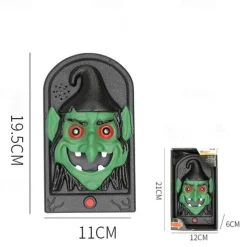 Party Door Bell Superhero Birthday Party Halloween Doorbell Decoration Halloween Decoration Halloween Party Doorbells Halloween Pumpkin Doorbell Plastic White Creepy Front Door