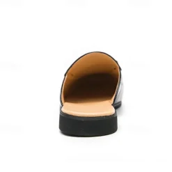 Patent Leather Moccasins for Men - Sophisticated Slip-On with Metal Buckle for Business and Casual Wear