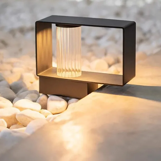 Pathway Lights Post Lights IP55 Waterproof Outdoor Lamp Post Lawn Light Floor Lamp Metal Glass E26 Lampholder Hardwired