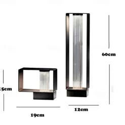 Pathway Lights Post Lights IP55 Waterproof Outdoor Lamp Post Lawn Light Floor Lamp Metal Glass E26 Lampholder Hardwired