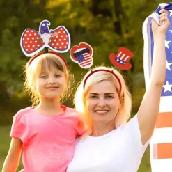 Patriotic Head Boppers Headband -Fourth 4th of July Party Accessories Favors Decorations