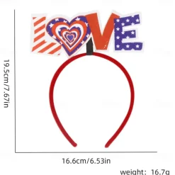 Patriotic Head Boppers Headband -Fourth 4th of July Party Accessories Favors Decorations