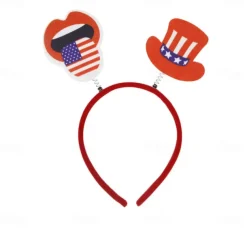 Patriotic Head Boppers Headband -Fourth 4th of July Party Accessories Favors Decorations