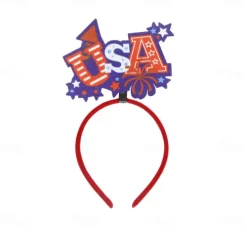 Patriotic Head Boppers Headband -Fourth 4th of July Party Accessories Favors Decorations