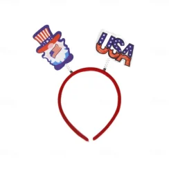 Patriotic Head Boppers Headband -Fourth 4th of July Party Accessories Favors Decorations