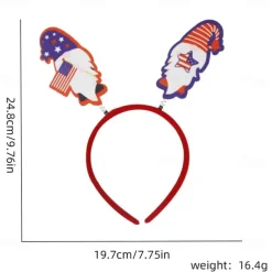 Patriotic Head Boppers Headband -Fourth 4th of July Party Accessories Favors Decorations