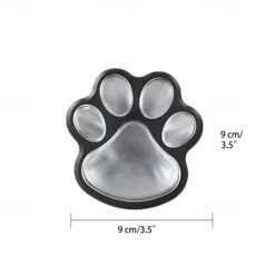 Paw Print Solar Outdoor Lights Solar Lights Outdoor Waterproof Dog Paw Lights(Set of 4) Cat Puppy Animal Garden Lights Path Paw Lamp Walkway Lighting for PatioYardAny Pet Lover