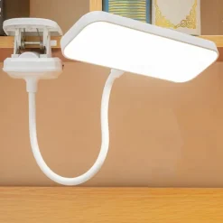 1pc 360° Flexible Study with Clamp Desk Lamp Foldable Bedside Night Light for Bedroom Study Reading Office Work LED Touch Eye Protection Learning Sleeping and Dedicated Desk Lamps Eye Protection Foldable