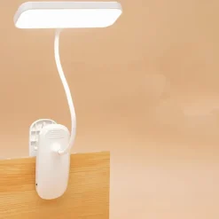 1pc 360° Flexible Study with Clamp Desk Lamp Foldable Bedside Night Light for Bedroom Study Reading Office Work LED Touch Eye Protection Learning Sleeping and Dedicated Desk Lamps Eye Protection Foldable