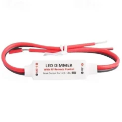 1PC 9 Key Wireless Mini Led Controller Dimmer RF Remote Control for 5050 3528 Single Color Led Strip Light DC5-24V 12A