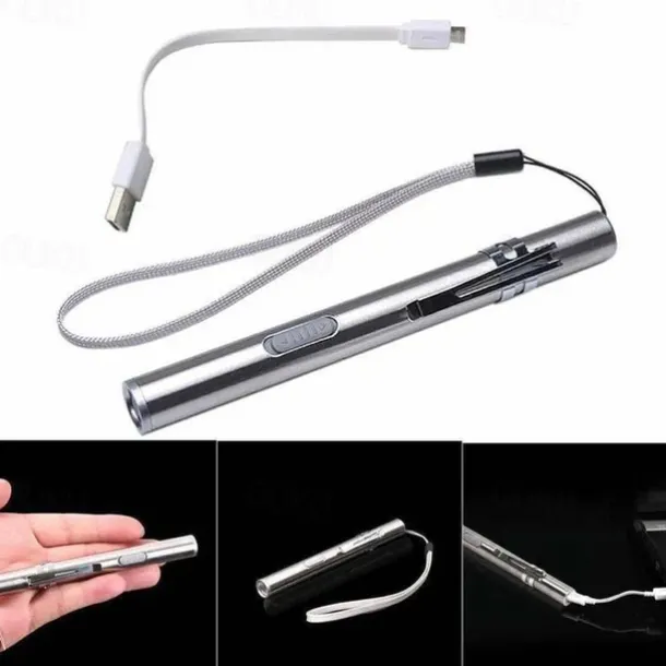 1PC 2 W Flashlights & Camping Lights Work Lights Multi-function Multiple use with Lighting Function Warm White Cold White 3.7 V 1 LED Beads