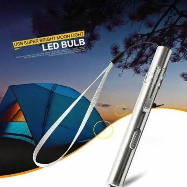 1PC 2 W Flashlights & Camping Lights Work Lights Multi-function Multiple use with Lighting Function Warm White Cold White 3.7 V 1 LED Beads