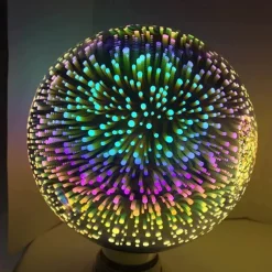1pc 6 W LED Globe Bulbs LED Filament Bulbs 500 lm E26 / E27 G95 35 LED Beads Integrate LED Decorative Starry 3D Starburst Multi-colors 85-265 V / RoHS / CE Certified