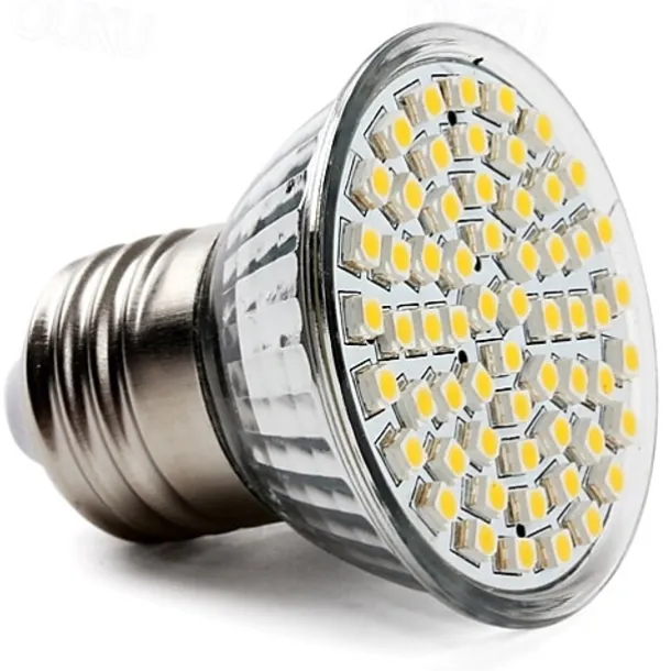 1pc 3.5 W LED Spotlight 300-350 lm E26 / E27 60 LED Beads SMD 2835 Warm White Cold White Natural White 220-240 V