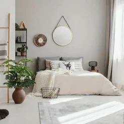 1pc Artificial Palm Tree Leaves Plant, Greenery Fake Tropical Plants, Artificial Monstera Tree Faux Fake Palm Fronds Plant, Suitable For Living Room Bedroom Home Decor, Spring Summer Decor