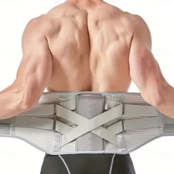 1pc Back Support Brace - Perfect For Women & Men With Herniated Discs & Sciatica