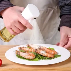1pc, Baking Oil Sprayer Bottle, Cooking Oil Dispenser, 200ML/300Ml PET Material Oil Sprayer, Air Fryer Spray Bottle,Kitchen Baking Supplies,Canola Oil Sprayer, Salad, Making, Baking, Frying, Grilling,