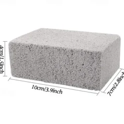 1pc BBQ Grill Cleaning Brick - Effortlessly Remove Grease & Stains from BBQ Racks & Tools - Kitchen Decorating Gadget