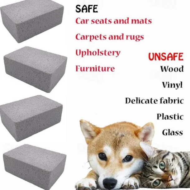 1pc BBQ Grill Cleaning Brick - Effortlessly Remove Grease & Stains from BBQ Racks & Tools - Kitchen Decorating Gadget