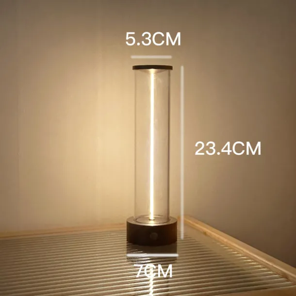 1pc Beside Lamp with Three Levels of Brightness, LED Atmosphere Light, USB Charging Outdoor Table Lamp, Breathing Table Lamp, Creative Portable Atmosphere Night Light for Bedroom