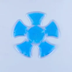 1pc Blue PVC Gel Ice Pack for Helmets & Hats - Portable Cooling Gel Pouch with Adjustable Strap, Reusable Ice Pack for Outdoor Sports, Hiking, Travel - Fit for All Ages