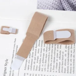 1PC Bunions Gel Toe Separators for Overlapping Toes Women and Men 2 Loops Bunion Corrector for First Two Toes