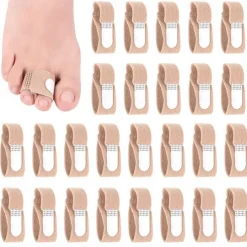 1PC Bunions Gel Toe Separators for Overlapping Toes Women and Men 2 Loops Bunion Corrector for First Two Toes