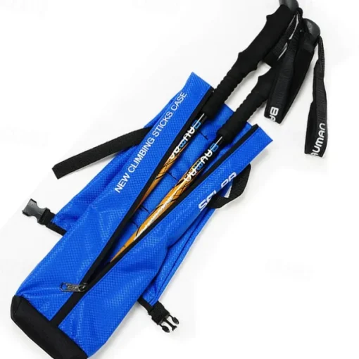 1PC Camping Outdoor Hiking Poles Backpack Adjustable Lightweight Trekking Poles with Anti-Shock Absorbing Feature Ergonomic Handles for Comfortable Grip Ideal for Hiking, Trekking, and Outdoor Adventures