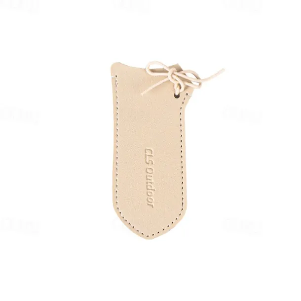 1pc Camping Outdoor PU Leather Cover, Waterproof and Durable, Perfect for Protecting Gear and Outdoor Equipment, Stylish and Practical