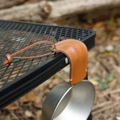 1pc Camping Outdoor PU Leather Cover, Waterproof and Durable, Perfect for Protecting Gear and Outdoor Equipment, Stylish and Practical