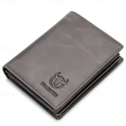 1pc Captain Cow Leather Large-capacity Men's Wallet Driver's License Leather Wallet Multi-card Place Thickened Fashion Brand Wallet