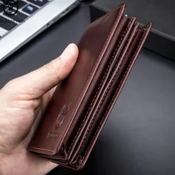 1pc Captain Cow Leather Large-capacity Men's Wallet Driver's License Leather Wallet Multi-card Place Thickened Fashion Brand Wallet