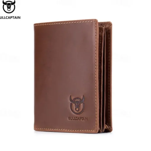 1pc Captain Cow Leather Large-capacity Men's Wallet Driver's License Leather Wallet Multi-card Place Thickened Fashion Brand Wallet