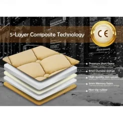 1Pc Car Seat Cushion Non-Slip Rubber Bottom Car Seat Covers With Storage Pockets Comfort Memory Foam Driver Seat Cushion Car Seat Pad Universal