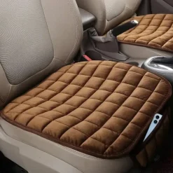 1Pc Car Seat Cushion Non-Slip Rubber Bottom Car Seat Covers With Storage Pockets Comfort Memory Foam Driver Seat Cushion Car Seat Pad Universal