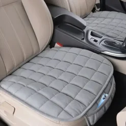1Pc Car Seat Cushion Non-Slip Rubber Bottom Car Seat Covers With Storage Pockets Comfort Memory Foam Driver Seat Cushion Car Seat Pad Universal