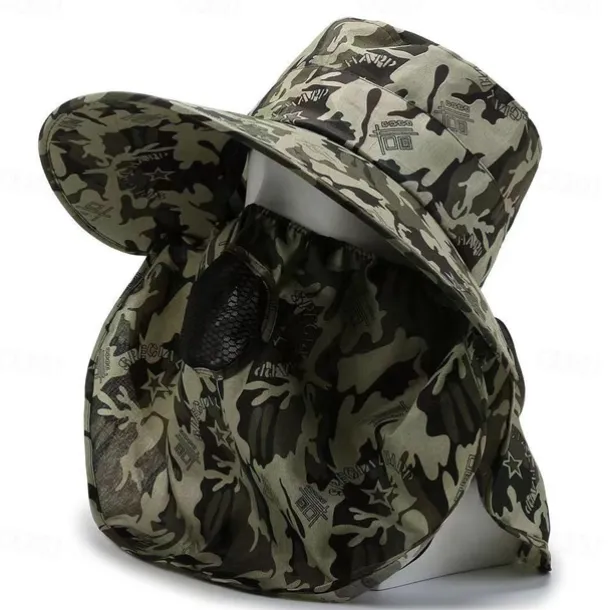 1pc Cooling Sun Hat - Summer Camping & Hiking Hat - Evaporative Cooling Technology & Breathable Mesh